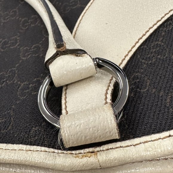 GUCCI 179587 001013 GG Canvas Tote Bag Handbag Leather Women's - Picture 8 of 8